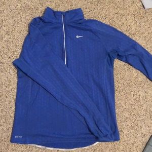 Blue Nike Dri Fit jacket